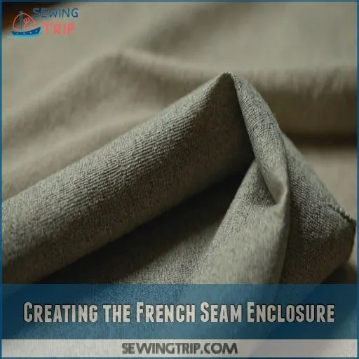 Creating the French Seam Enclosure