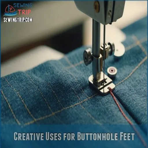 Creative Uses for Buttonhole Feet