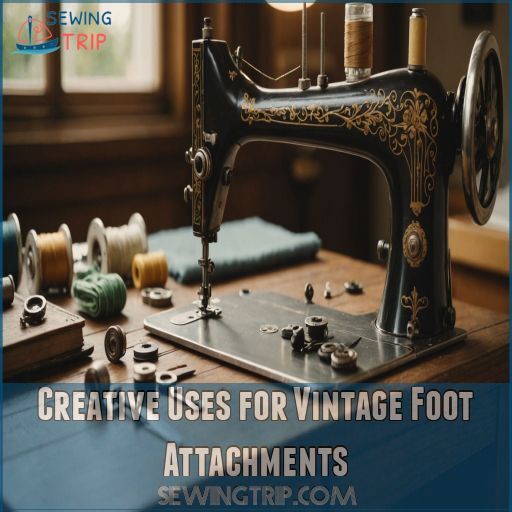 Creative Uses for Vintage Foot Attachments Creative Uses for Vintage Foot Attachments