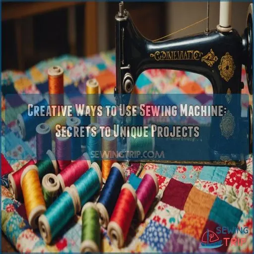 creative ways to use sewing machine