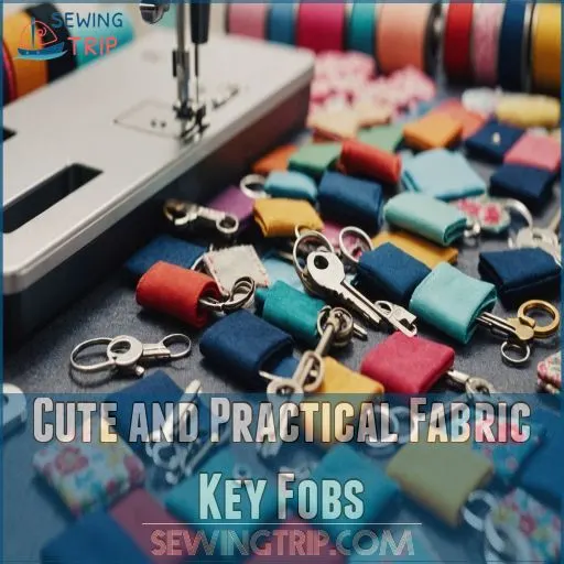 Cute and Practical Fabric Key Fobs