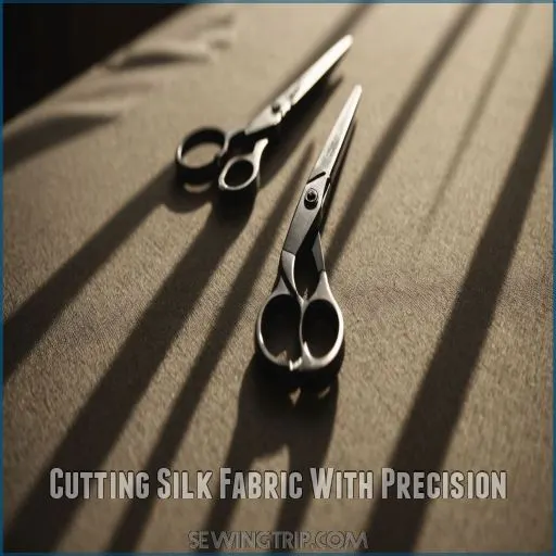 Cutting Silk Fabric With Precision