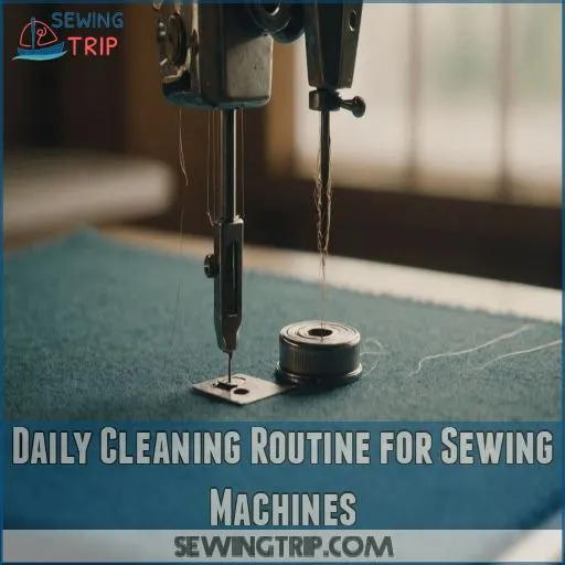 Daily Cleaning Routine for Sewing Machines