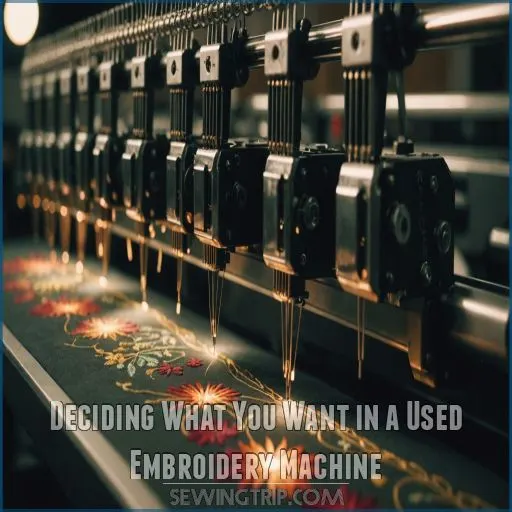 Deciding What You Want in a Used Embroidery Machine