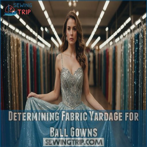 Determining Fabric Yardage for Ball Gowns