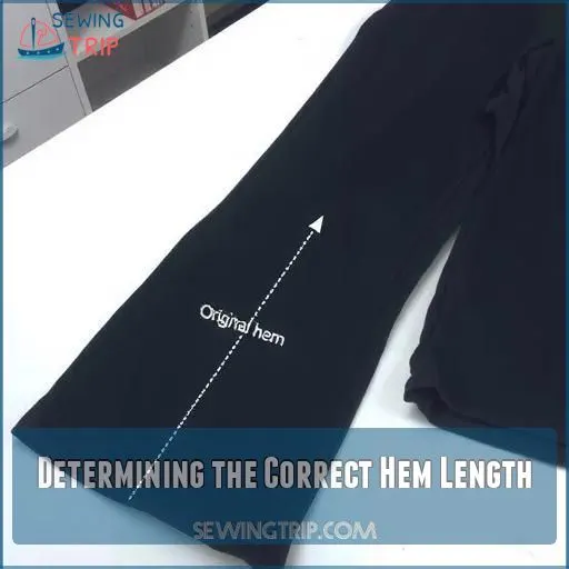 Determining The Correct Hem Length