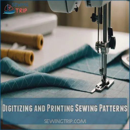 Digitizing and Printing Sewing Patterns