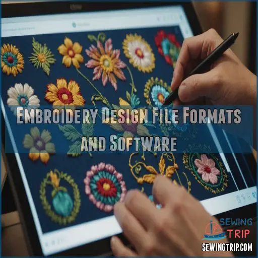 Embroidery Design File Formats and Software