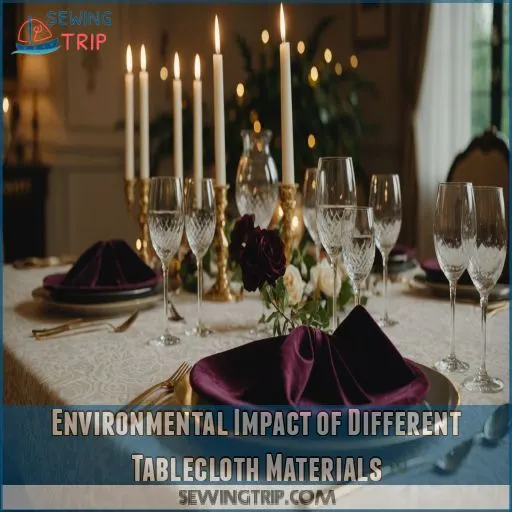 Environmental Impact of Different Tablecloth Materials