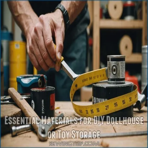 Essential Materials for DIY Dollhouse or Toy Storage