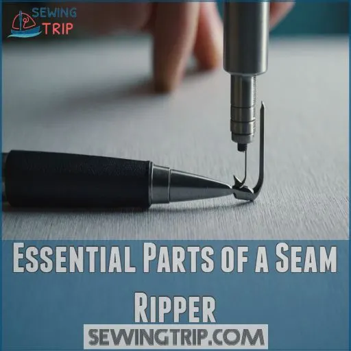 Essential Parts of a Seam Ripper