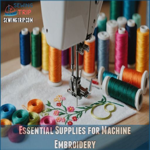 Essential Supplies for Machine Embroidery Essential Supplies for Machine Embroidery