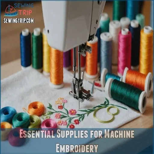 Essential Supplies for Machine Embroidery