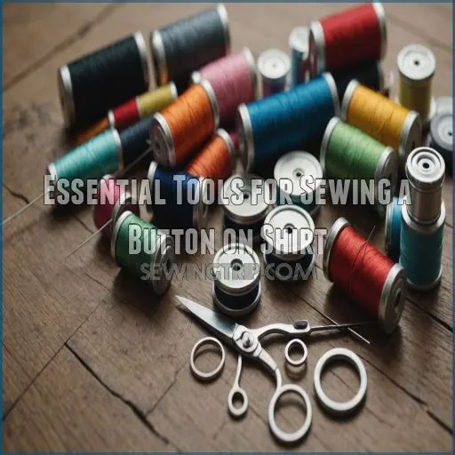 Essential Tools for Sewing a Button on Shirt