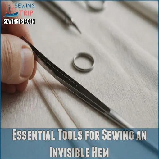 Essential Tools for Sewing an Invisible Hem