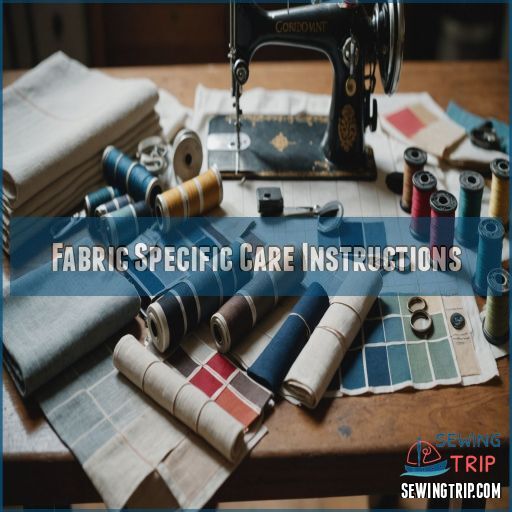 Fabric Specific Care Instructions Fabric Specific Care Instructions