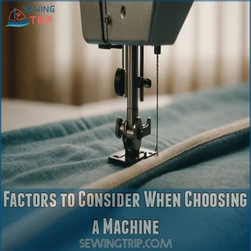 Factors to Consider When Choosing a Machine