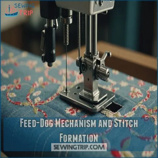 Feed-Dog Mechanism and Stitch Formation