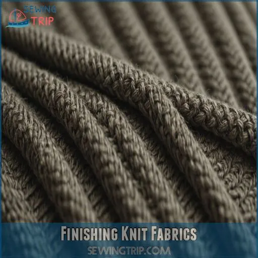 Finishing Knit Fabrics