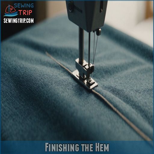 Finishing the Hem