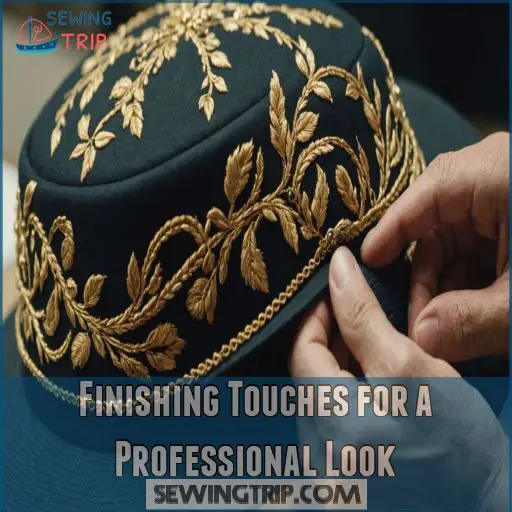 Finishing Touches for a Professional Look Finishing Touches for a Professional Look