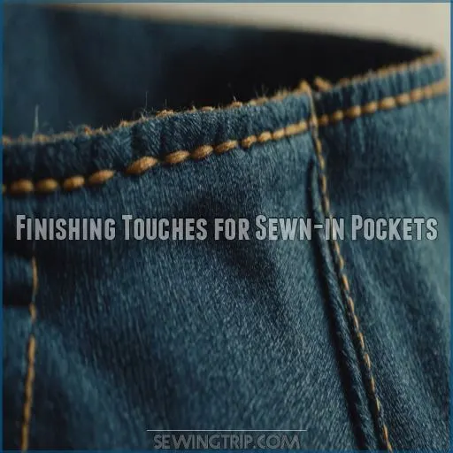 Finishing Touches for Sewn-in Pockets