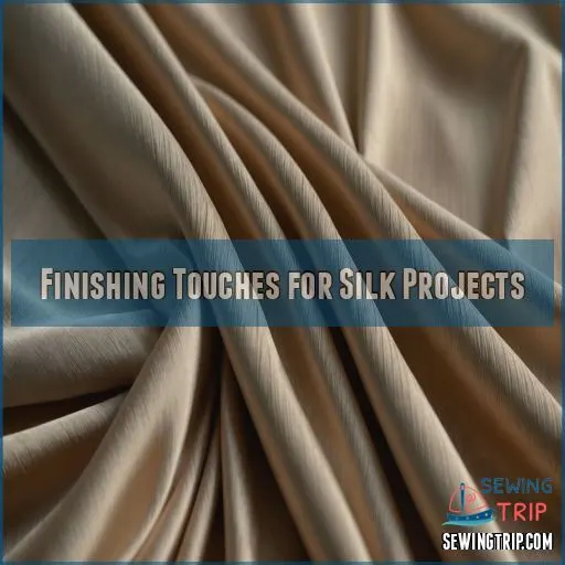 Finishing Touches for Silk Projects