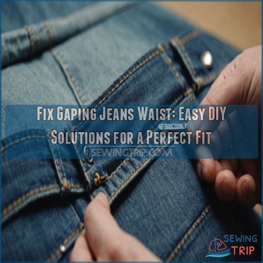 fix gaping jeans waist fix gaping jeans waist