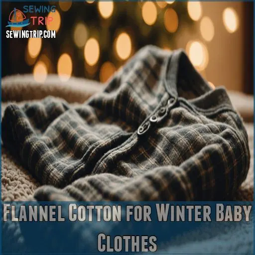 Flannel Cotton for Winter Baby Clothes