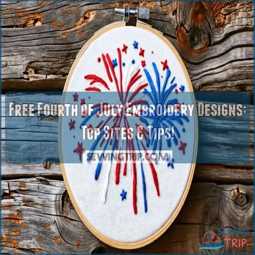 free fourth of july embroidery designs