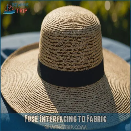 Fuse Interfacing to Fabric