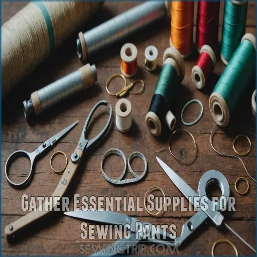 Gather Essential Supplies for Sewing Pants