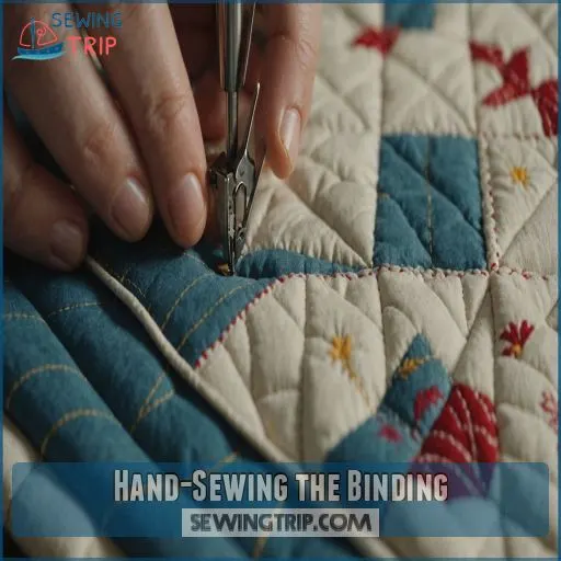 Hand-Sewing the Binding