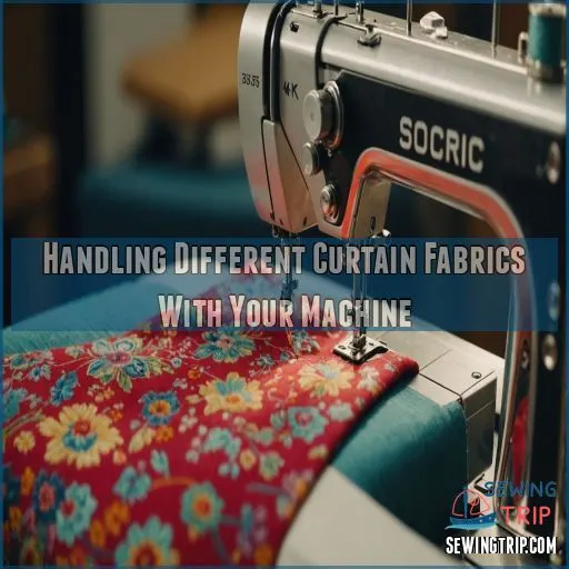 Handling Different Curtain Fabrics With Your Machine