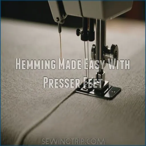 Hemming Made Easy With Presser Feet