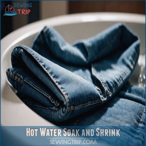 Hot Water Soak and Shrink