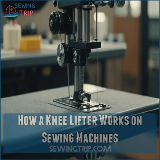 How a Knee Lifter Works on Sewing Machines