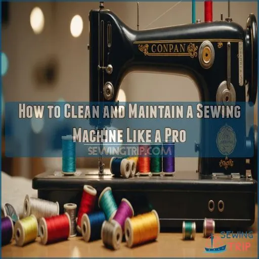 how to clean and maintain a sewing machine