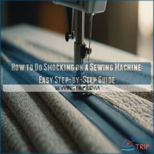 how to do smocking on a sewing machine