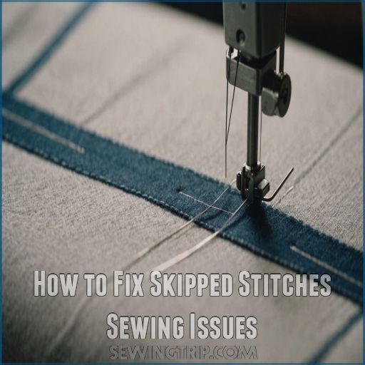 How to Fix Skipped Stitches Sewing Issues How to Fix Skipped Stitches Sewing Issues