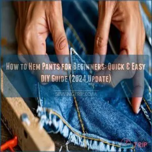 how to hem pants for beginners