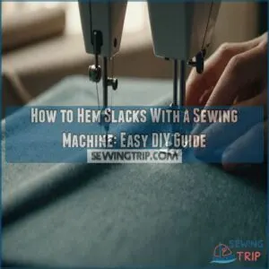 how to hem slacks with a sewing machine