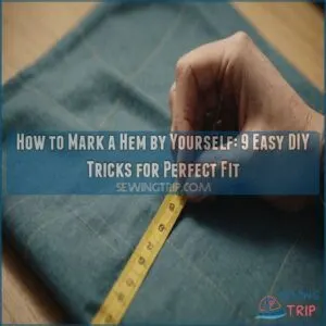 how to mark a hem by yourself