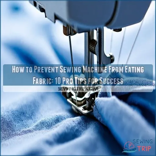 how to prevent sewing machine from eating fabric