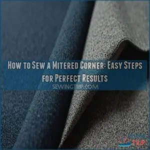 how to sew a mitered corner