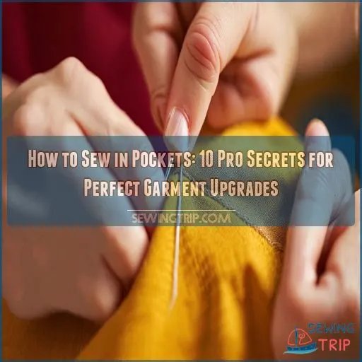 how to sew in pockets