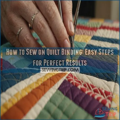 how to sew on quilt binding