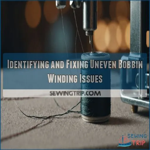 Identifying and Fixing Uneven Bobbin Winding Issues