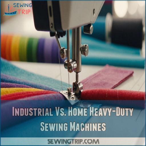 Industrial Vs. Home Heavy-Duty Sewing Machines Industrial Vs. Home Heavy-Duty Sewing Machines