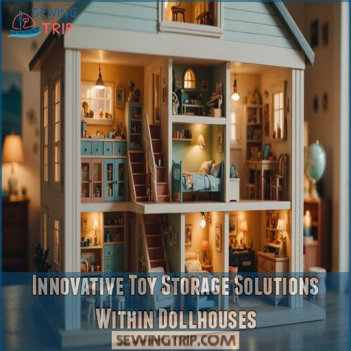 Innovative Toy Storage Solutions Within Dollhouses